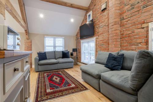 Posezení v ubytování The Malt Loft