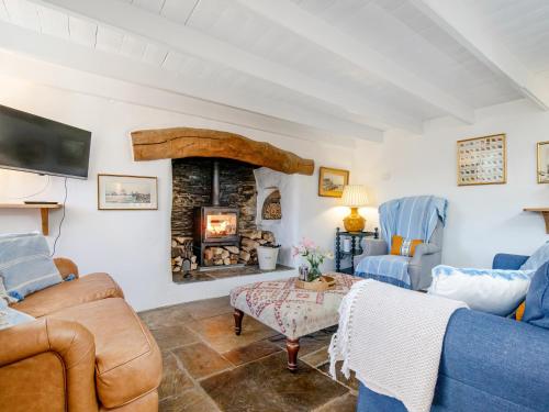 Et opholdsområde på Cellars Cottage