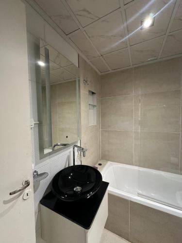 Et badeværelse på Corrientes Premium