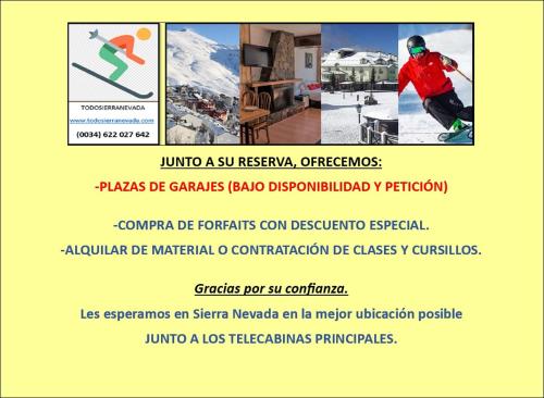 Billede fra billedgalleriet på TODOSIERRANEVADA ZONA BAJA - EDIFICIO ALHAMBRA - Junto a los Telecabinas i Sierra Nevada