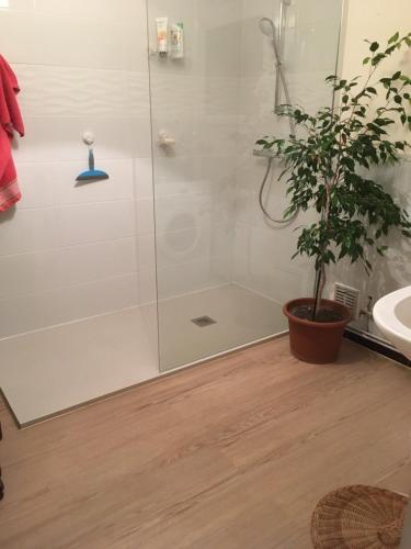 Et badeværelse på maison avec terrasse