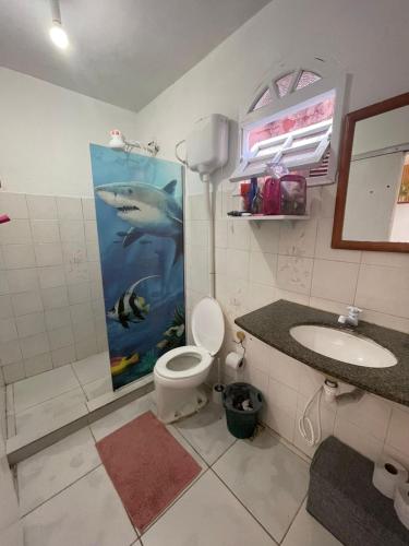 Koupelna v ubytování Beira Mar Suite Búzios A 400 m del mar