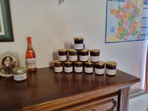 Ποτά στο Chambre "Rose des Sables", Domaine de la Rue