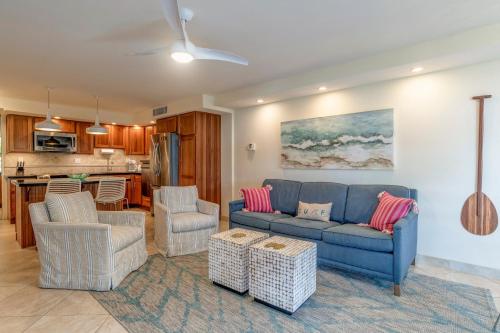 Kuchyň nebo kuchyňský kout v ubytování Maui Kaanapali Villas A210