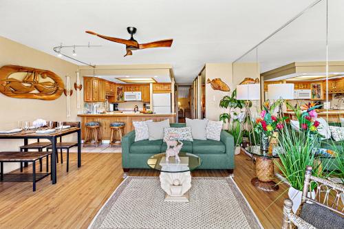 Posezení v ubytování Papakea B204