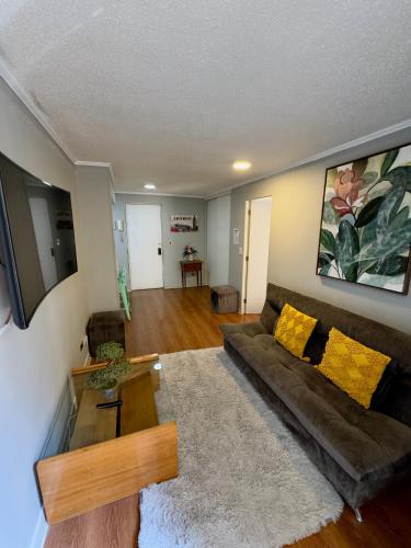 Khu vực ghế ngồi tại Departamento Teatinos Santiago Centro