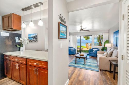 Kuchyň nebo kuchyňský kout v ubytování Hono Kai A5