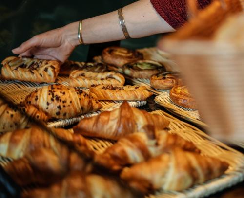 Jídlo v prázdninového areálu nebo okolí