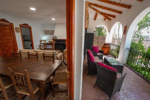 Χώρος καθιστικού στο Casa Rural Sole