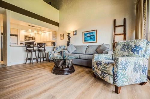 Posezení v ubytování Papakea E406