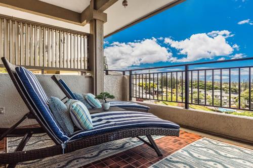 Μπαλκόνι ή βεράντα στο Kapalua Golf Villa 21V 1