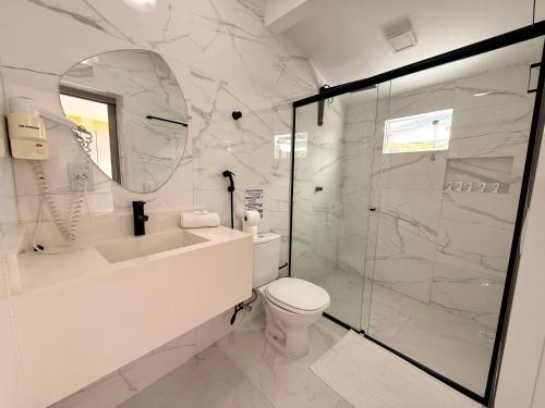 Ванная комната в Pousada Duas Ilhas