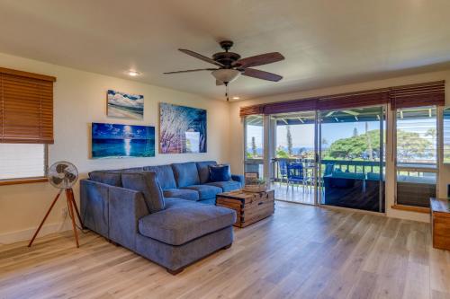 Χώρος καθιστικού στο Kaanapali Plantation 54