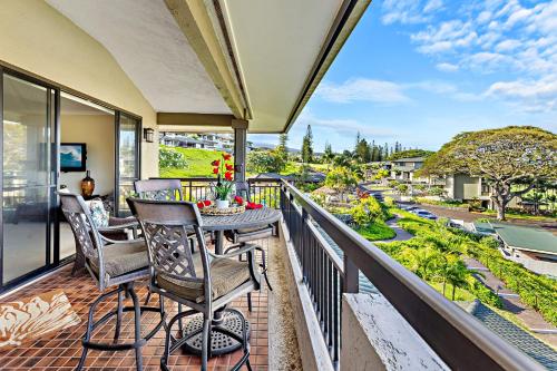 Balkón nebo terasa v ubytování Kapalua Golf Villa 20V1