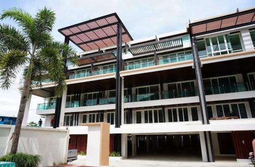 Bygningen som lejligheden ligger i