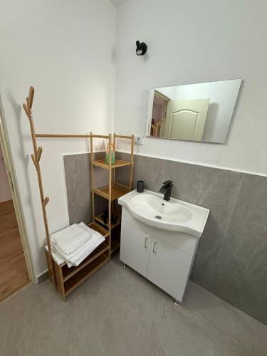 Et badeværelse på Carolina Residence