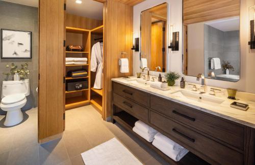 Phòng tắm tại The Sylvan Lodge at Snake River Sporting Club