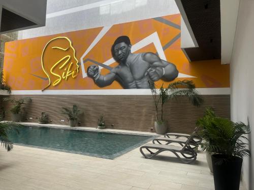 Πισίνα στο ή κοντά στο Résidence SIKI Prestige