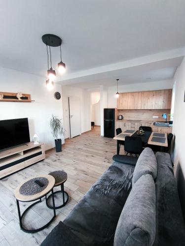 Χώρος καθιστικού στο Apartament Parkowa