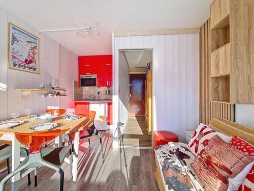 Studio rénové lumineux, skis aux pieds, balcon, 3 pers - FR-1-344-1007