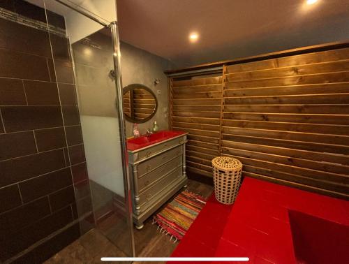 Koupelna v ubytování La Casba 15 mm plage Contis