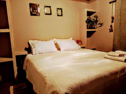 Postel nebo postele na pokoji v ubytování Tierra Norte - Cabañas