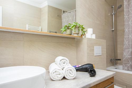 Et badeværelse på Rose Valley Premium Residence