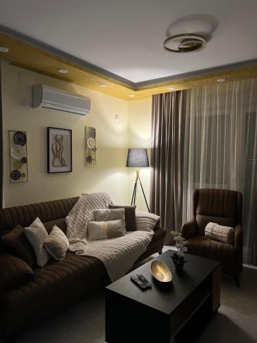 Χώρος καθιστικού στο Golden Time SM Apartman