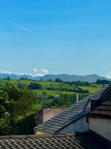 a view of the countryside from the roofs of houses at Maggies Cottage in Little Broughton