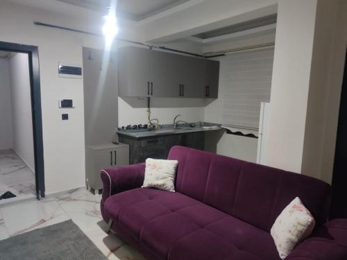 Η κουζίνα ή μικρή κουζίνα στο Umut apart otel