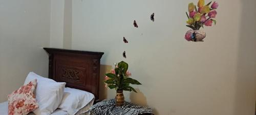 Letto o letti in una camera di Shali Castle Apartment