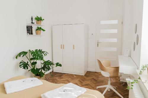 Et badeværelse på Mieszkania w Browarze