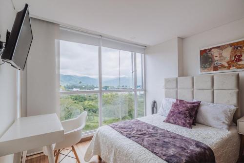 Кровать или кровати в номере Luxury apartment 1 A club house