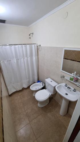 Ένα μπάνιο στο Cabañas Don Emilio