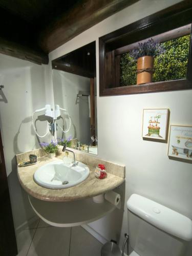 Ванная комната в Casa da Lagoa - Gasthaus Pomerode