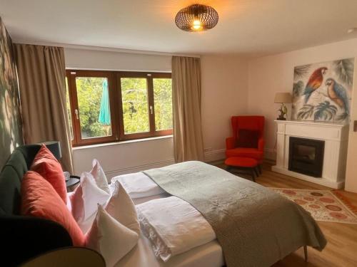 Posezení v ubytování Janglida's Apartment