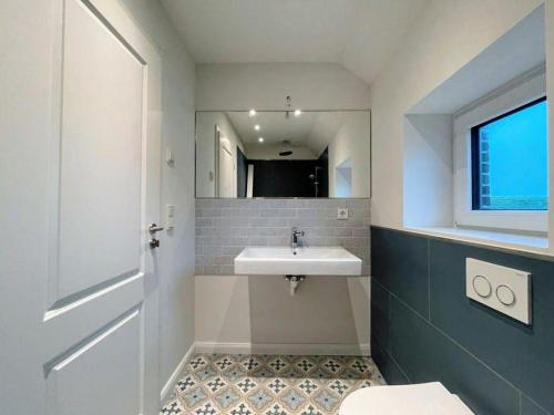 Ένα μπάνιο στο Ferienwohnung-Friesenblick