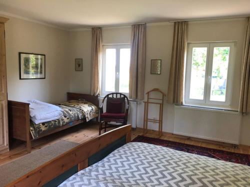 Ένα ή περισσότερα κρεβάτια σε δωμάτιο στο 2 at Lake Ruppin