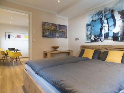 Кровать или кровати в номере Apartment Gute Stubb' AD1716