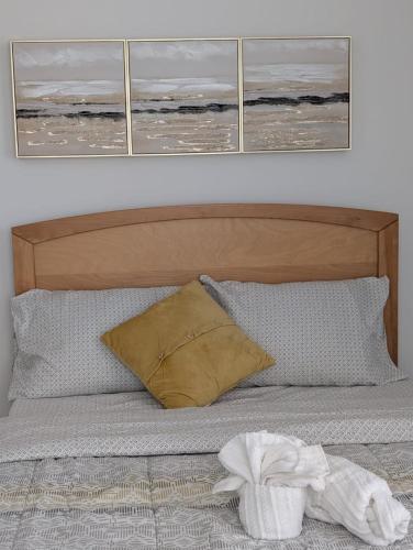 Postel nebo postele na pokoji v ubytování Chambre privée 5 min Université Hôpital