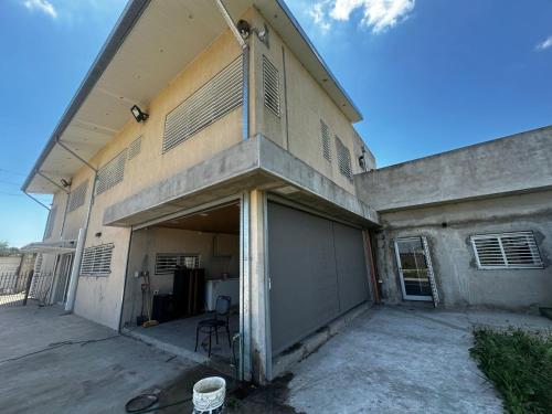 Bygningen som feriehuset ligger i