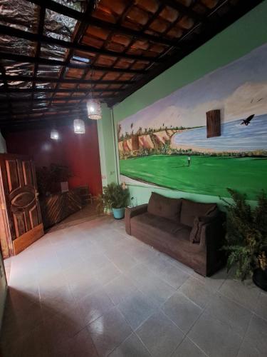 Et opholdsområde på Hostel da Passarela