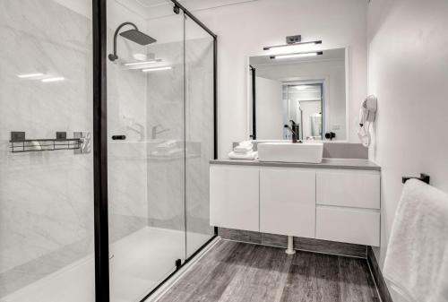 Koupelna v ubytování Panorama Hotel St Helens