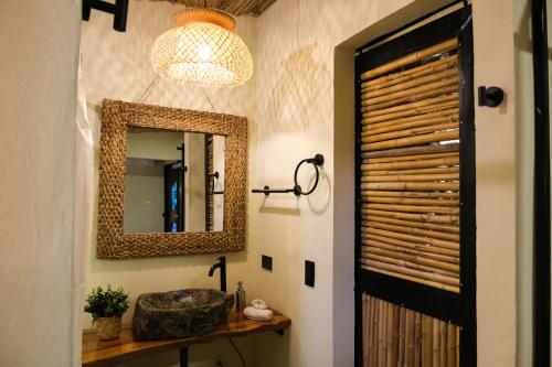 Phòng tắm tại Jungla EcoLuxury Resort