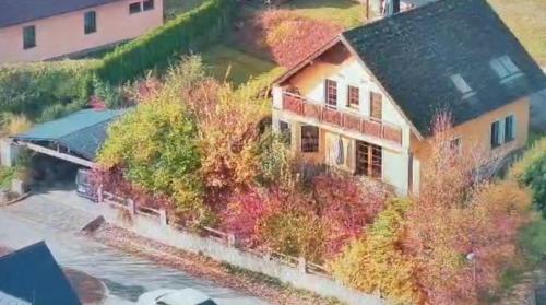 Bygningen som feriehuset ligger i