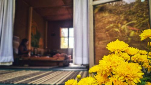 O grădină în afara Gorubathan Forest Retreat