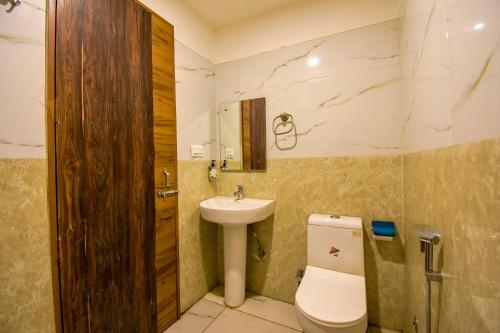 Koupelna v ubytování Hotel Black Diamond, Zirakpur