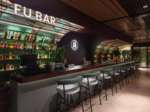 Lounge nebo bar v ubytování Livefortuna Hotel