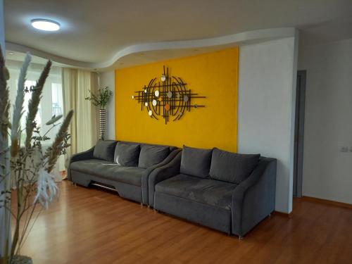 Χώρος καθιστικού στο Звёздный Оазис