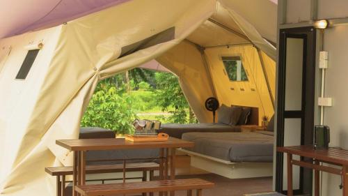 Posezení v ubytování Hilir Hening